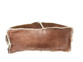 Bolso Mujer  Vacuno hilo blanco Mediano