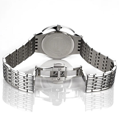 NAKZEN Commerce Diamond Men Watch Famous Luxury Brand Sapphire Watches Men's Stainless Steel Simple Black Gold Watch Male Clock 4036