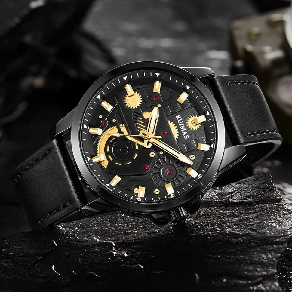 RUIMAS Watches Men's Casual Sport Watches Luxury Military Quartz Wrist Watch Chronograph Waterproof Man Clock Montre Homme 307