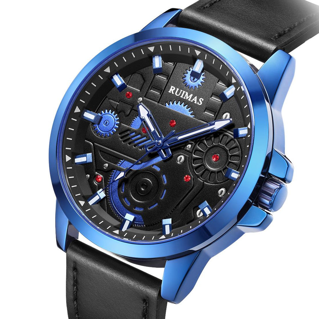 RUIMAS Watches Men's Casual Sport Watches Luxury Military Quartz Wrist Watch Chronograph Waterproof Man Clock Montre Homme 307