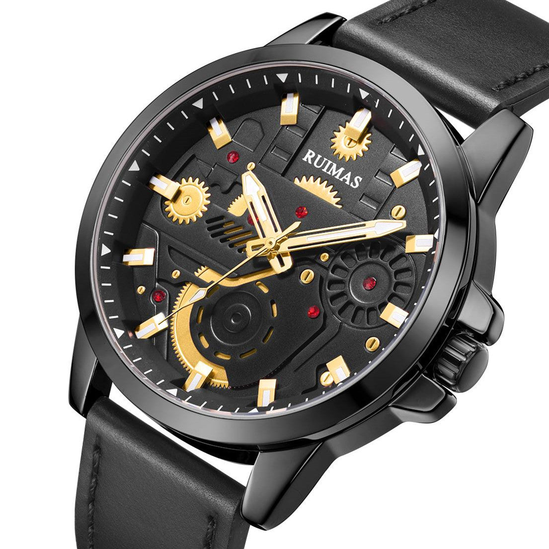 RUIMAS Watches Men's Casual Sport Watches Luxury Military Quartz Wrist Watch Chronograph Waterproof Man Clock Montre Homme 307