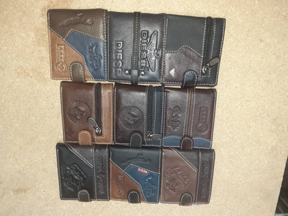 Cartera de bolsillo con boton