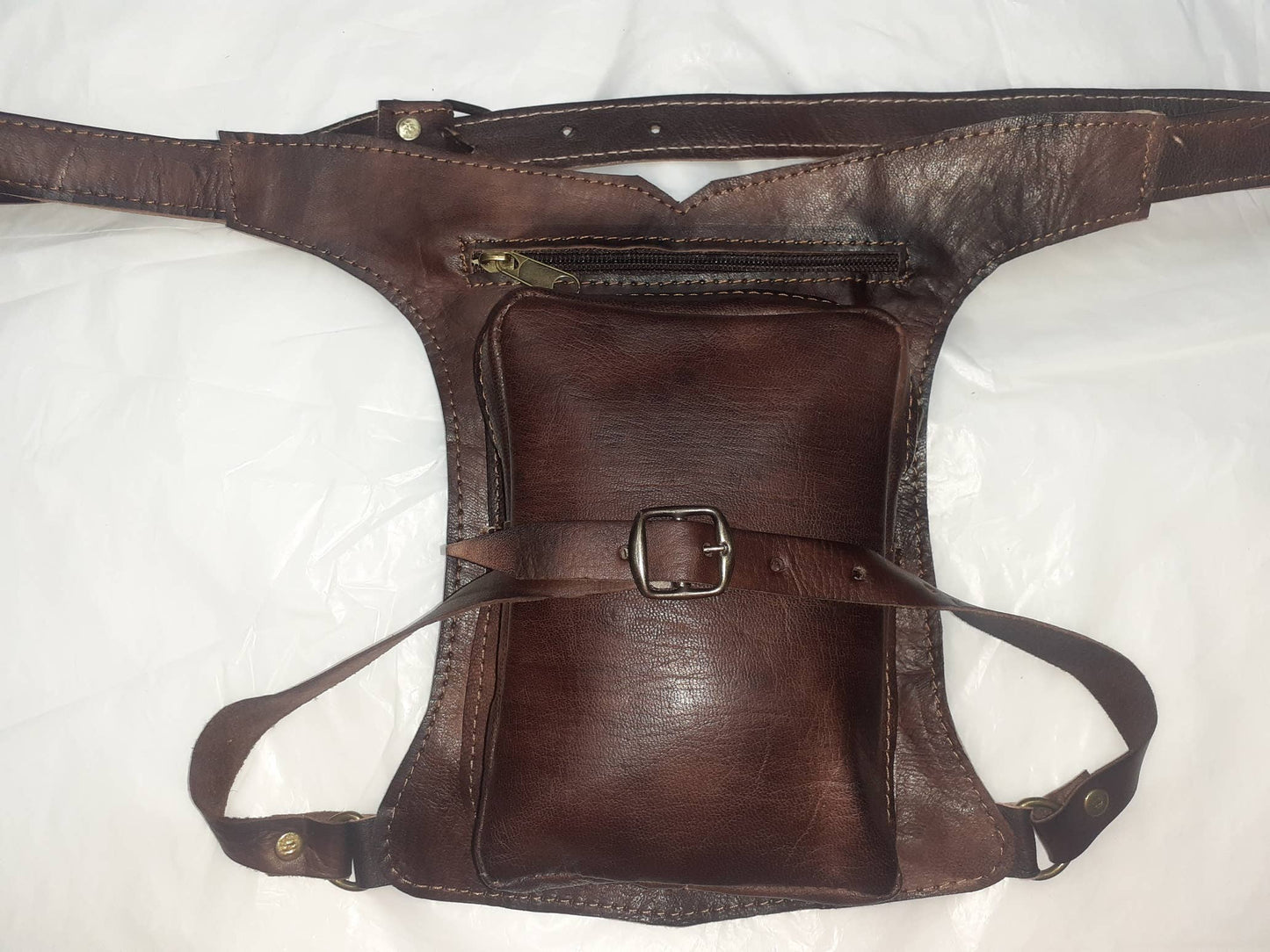 Riñonera Motorista cremalleras