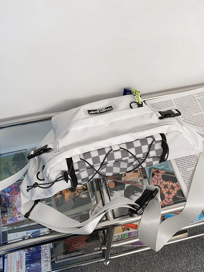 Couple Crossbody Fanny Pack for Men&Women,Large Waist Bag & Hip Bum Bag with Adjustable Strap for Outdoors Workout