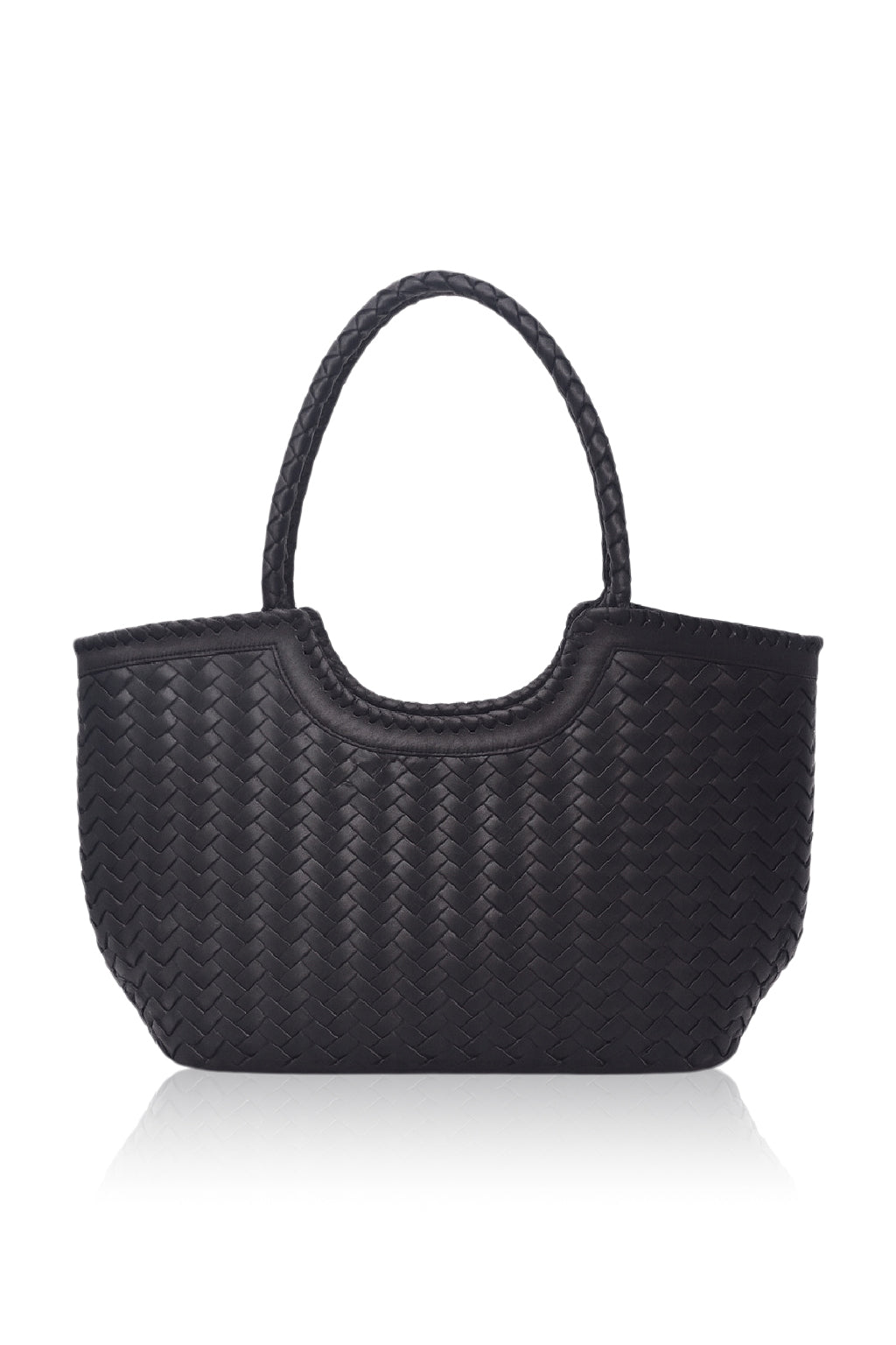 Bellagio Woven Leather Tote Bag