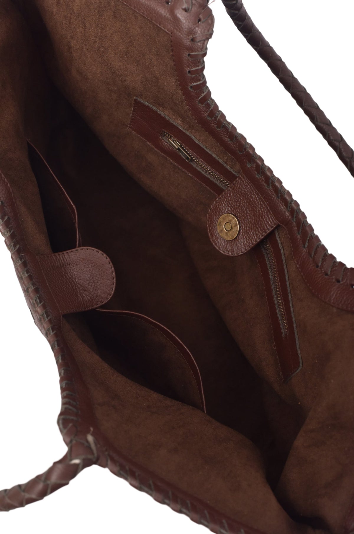 Bellagio Woven Leather Tote Bag