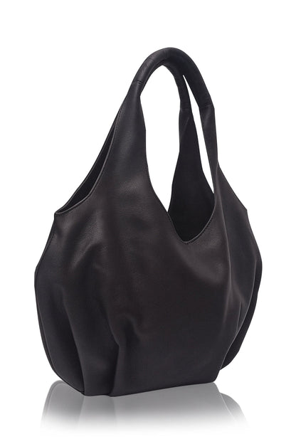 Velara Small Slouchy Leather Tote