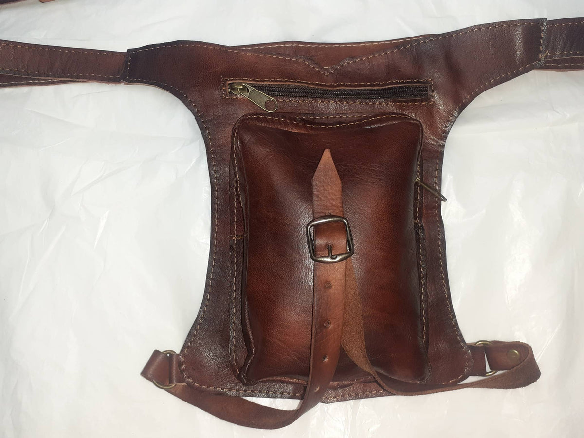 Riñonera Motorista cremalleras