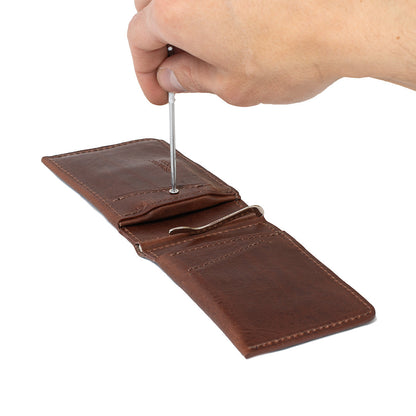 Leather Money Clip 2.0 for AirTag | RFID Blocking (OUTLET)