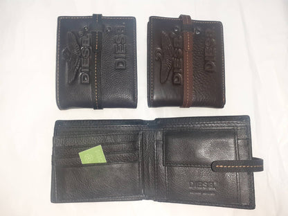 Cartera de bolsillo con boton