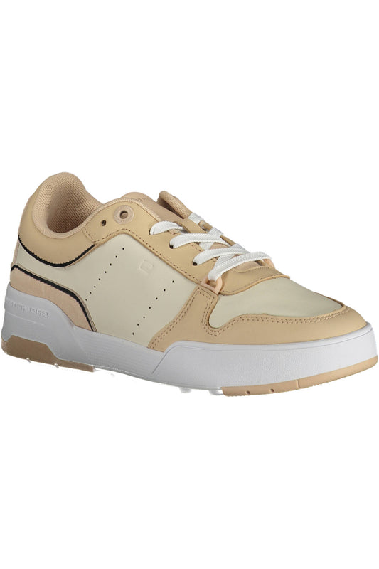 TOMMY HILFIGER WOMEN'S BEIGE SPORTS SHOES